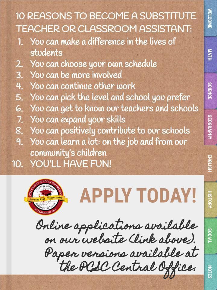 10 reasons to become a substitute teacher