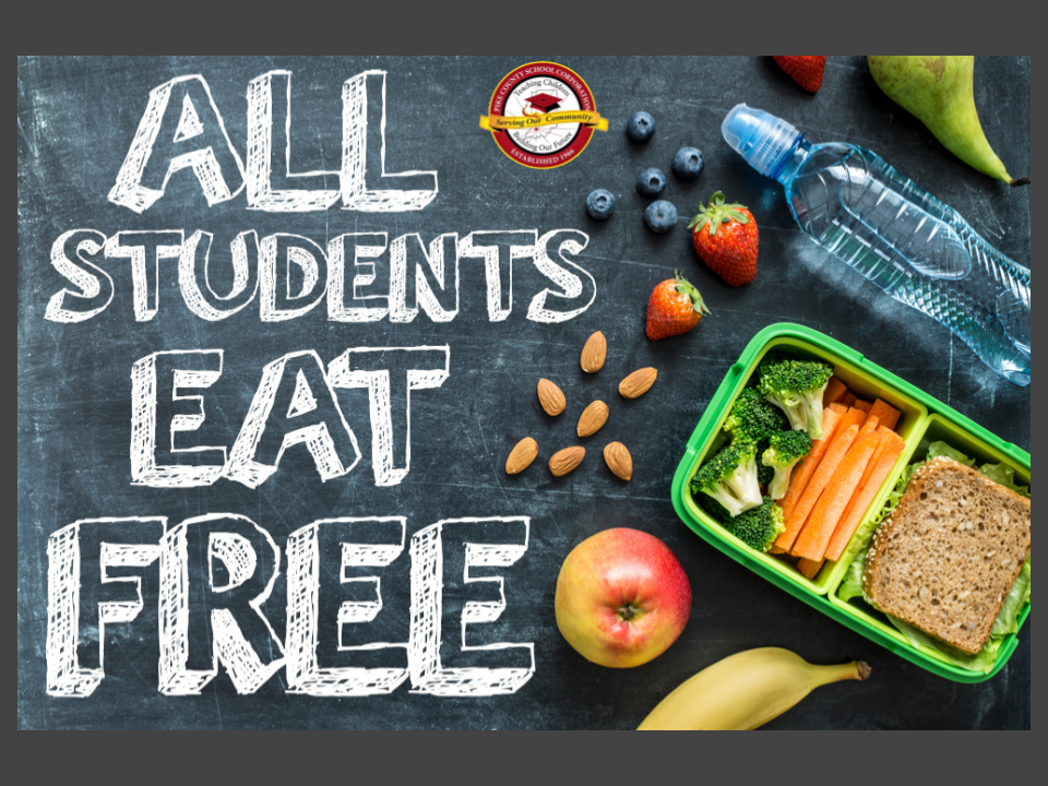 Free meals announcement