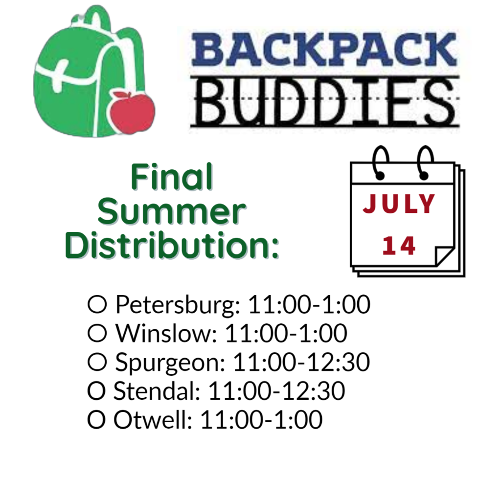 7.14.22 Backpack Buddies Pickup